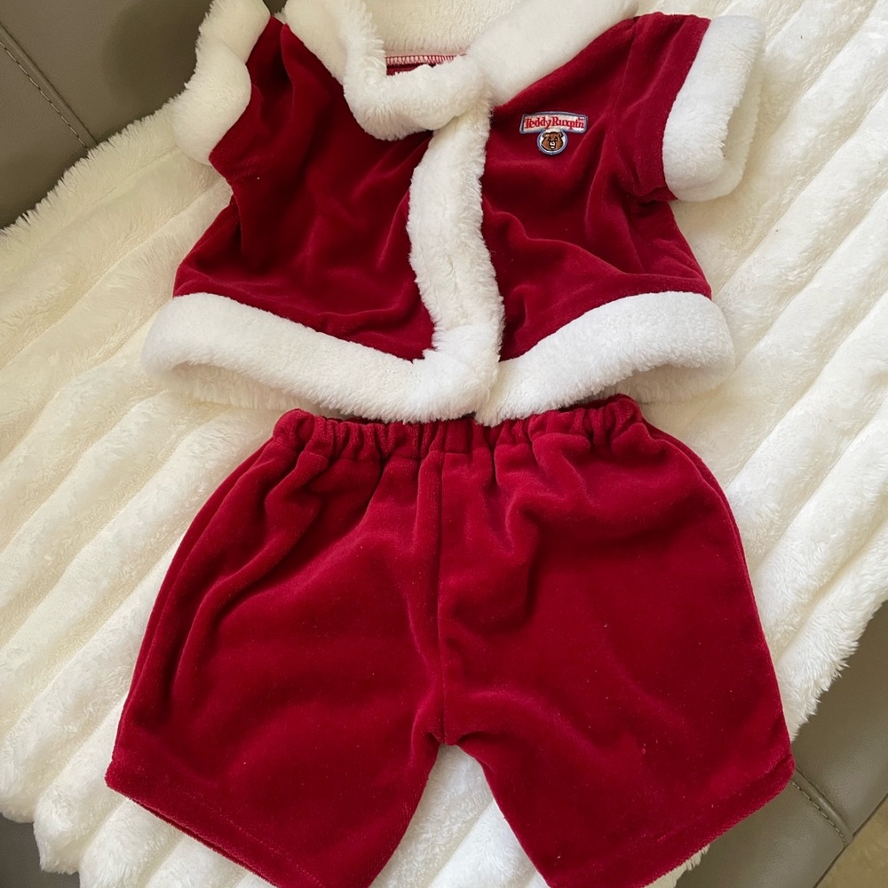 Vintage Teddy Ruxpin Santa outfit and original vest - Picture 2 of 5